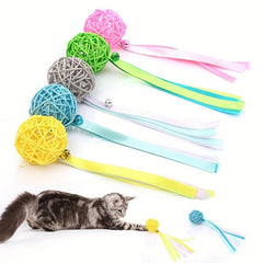 Colorful Rattan Balls Pet Toys for Birds and Hamsters