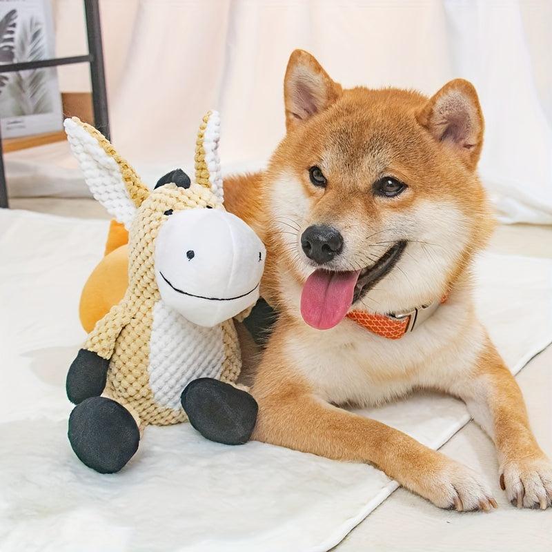 Durable Squeaky Plush Toy for Dogs