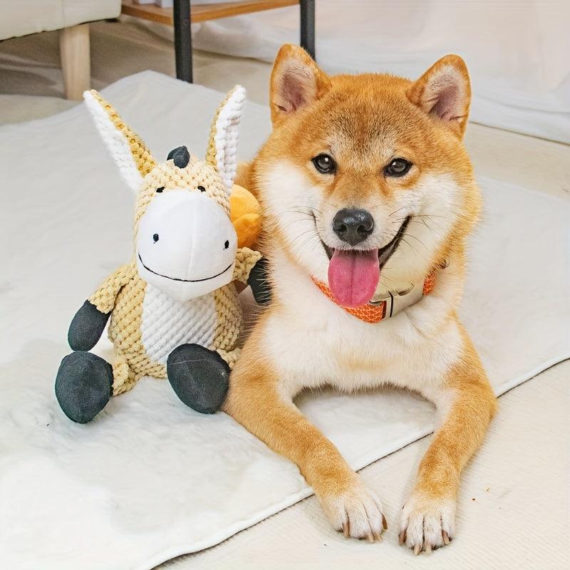 Durable Squeaky Plush Toy for Dogs