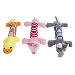 Interactive Dog Teething Chew Toy Cartoon Animal Shape