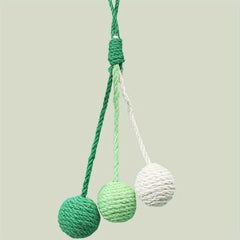 3pcs Cat Toys Hemp Ball Self Entertainment Tease Cats Interactive Toy
