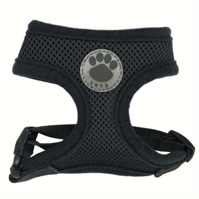 Nylon Mesh Dog Harness for Puppies & Small Dogs, Adjustable Chest Strap