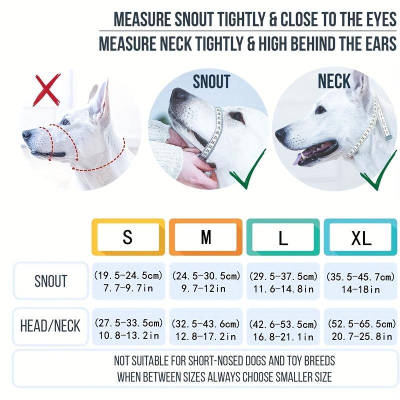 Gentle Leader Headcollar Dog Head Halter w/ Safety Strap No Pull Collar