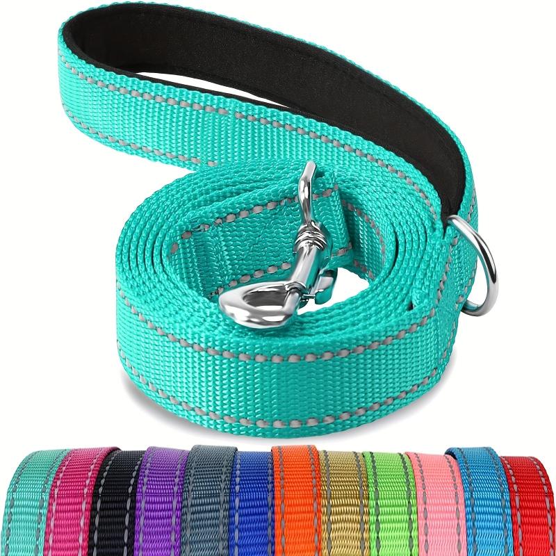 Reflective Dog Leash Neoprene Padded Breathable 2 54 Cm Wide Pet Leash
