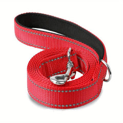 Reflective Dog Leash Neoprene Padded Breathable 2 54 Cm Wide Pet Leash