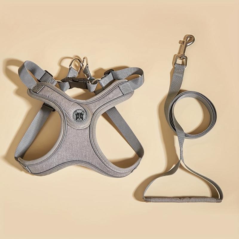 Reflective No Pull Pet Harness and Leash Set for Small and Medium Dogs and Cats
