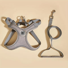 Reflective No Pull Pet Harness and Leash Set for Small and Medium Dogs and Cats
