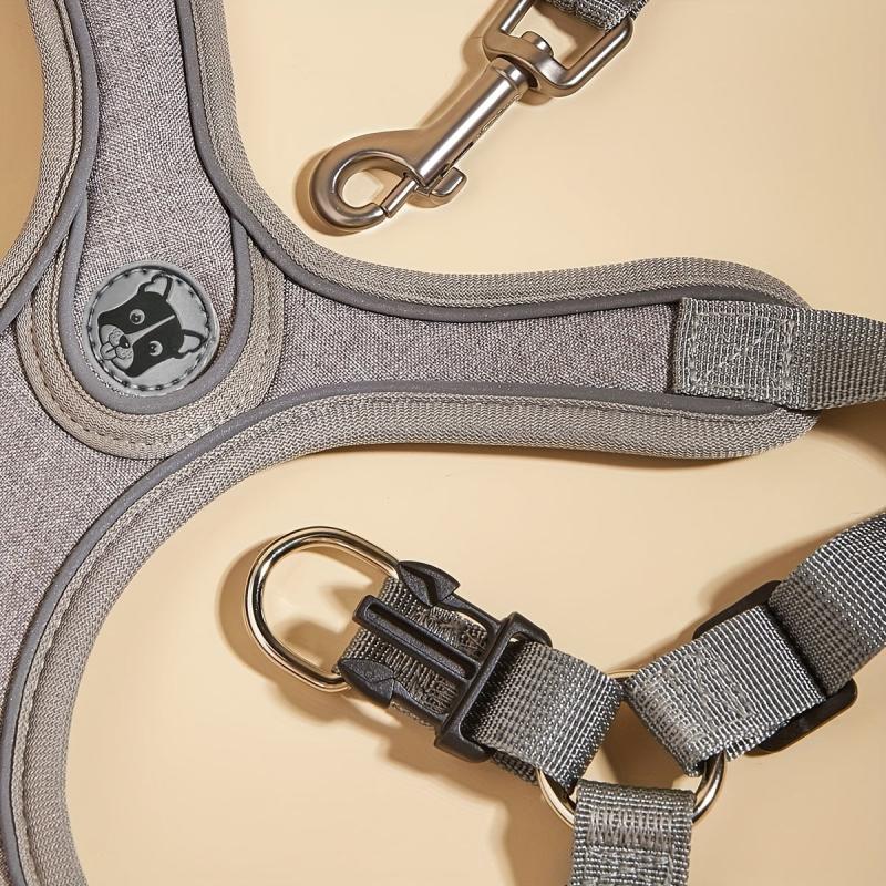 Reflective No Pull Pet Harness and Leash Set for Small and Medium Dogs and Cats