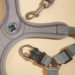Reflective No Pull Pet Harness and Leash Set for Small and Medium Dogs and Cats