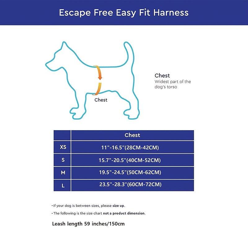 Reflective No Pull Pet Harness and Leash Set for Small and Medium Dogs and Cats