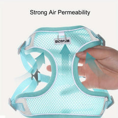 Soft Adjustable Reflective Puppy Harness and Leash Set