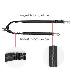 Dual Dog Leash No Tangle 360 Swivel 2 Dogs