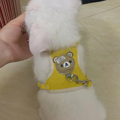 Soft Dog Harness Vest with Leash - Adjustable Dog Walking Harness