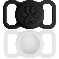 2 Pack Waterproof Silicone Airtag Case for Dogs and Cats