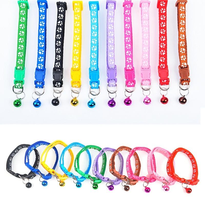 Stylish Pet Collar with Bell for Dogs and Cats