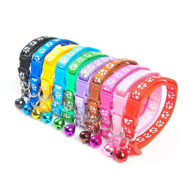 Stylish Pet Collar with Bell for Dogs and Cats