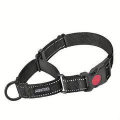 Reflective Dog Collar Safety Locking Buckle Small Medium Large Dogs