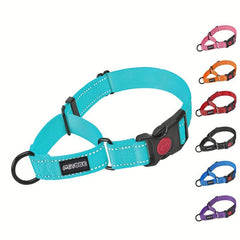 Reflective Dog Collar Safety Locking Buckle Small Medium Large Dogs