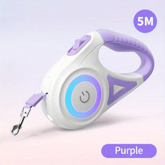 ROJECO 5M 16FT LED Retractable Dog Leash