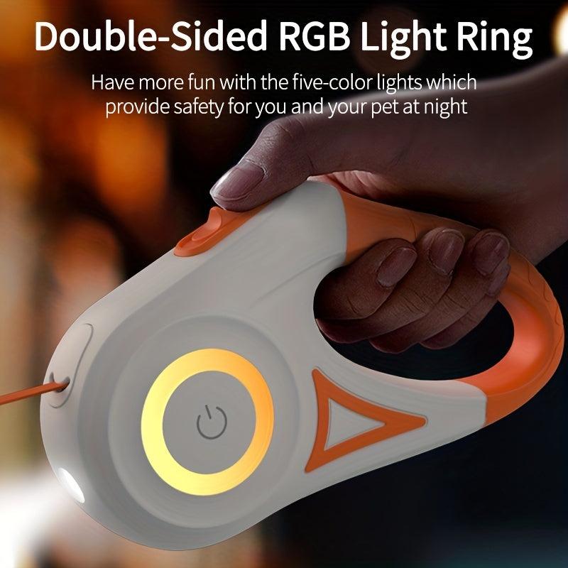 ROJECO 5M 16FT LED Retractable Dog Leash
