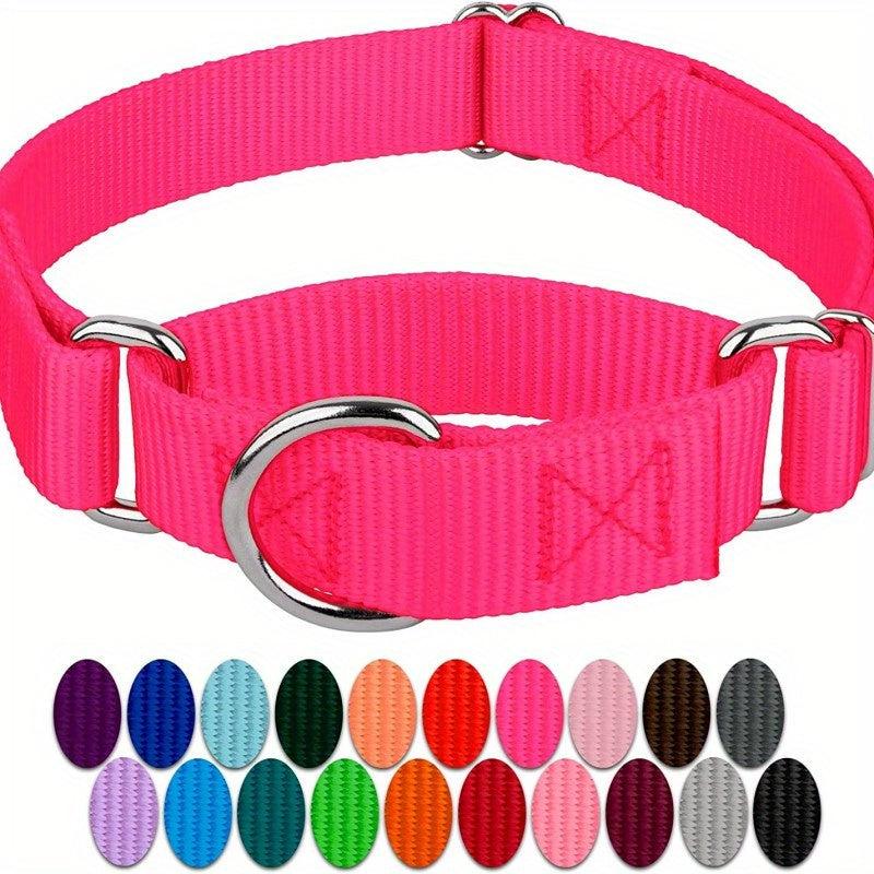 Safety Training Dog Collar Heavy Duty Nylon Adjustable Collars