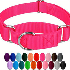 Safety Training Dog Collar Heavy Duty Nylon Adjustable Collars