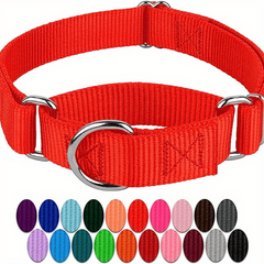Safety Training Dog Collar Heavy Duty Nylon Adjustable Collars