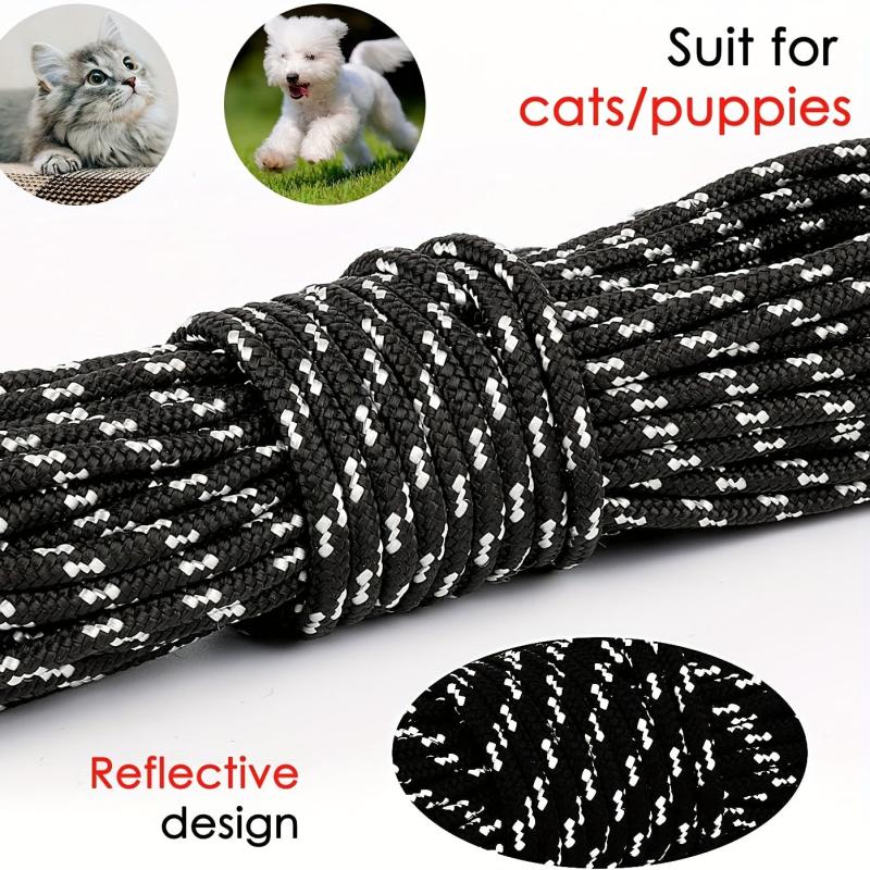 Extra Long Thin Cat Leash for Garden Adventures