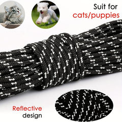 Extra Long Thin Cat Leash for Garden Adventures