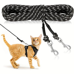Extra Long Thin Cat Leash for Garden Adventures