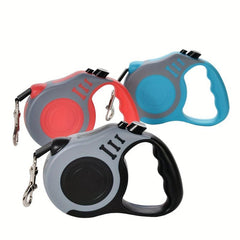 Double Switch Retractable Pet Leash for Dogs
