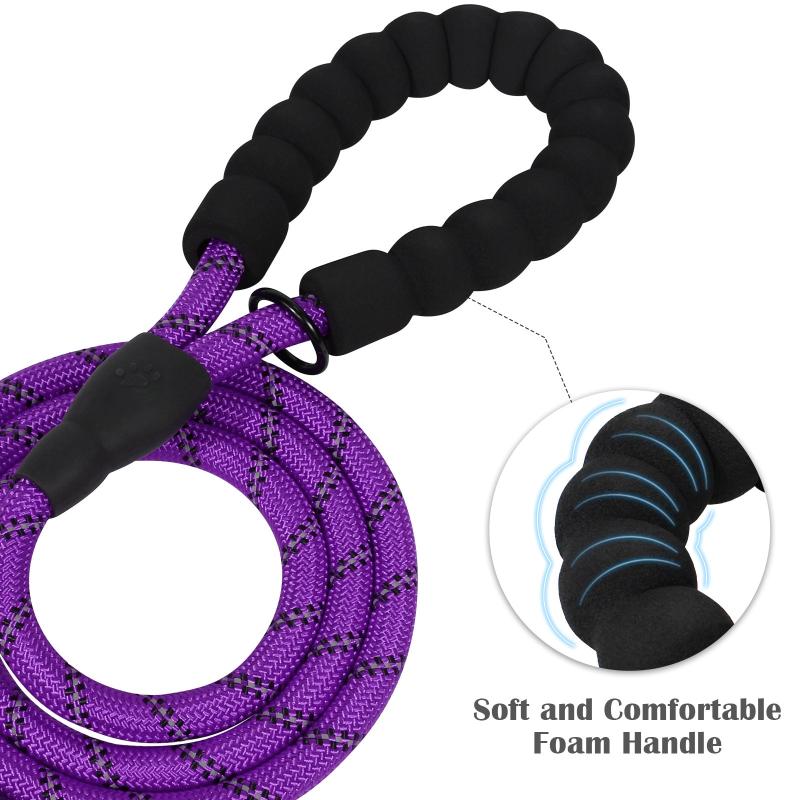 JOYTALE 6 FT Reflective Dog Leash with Padded Handle