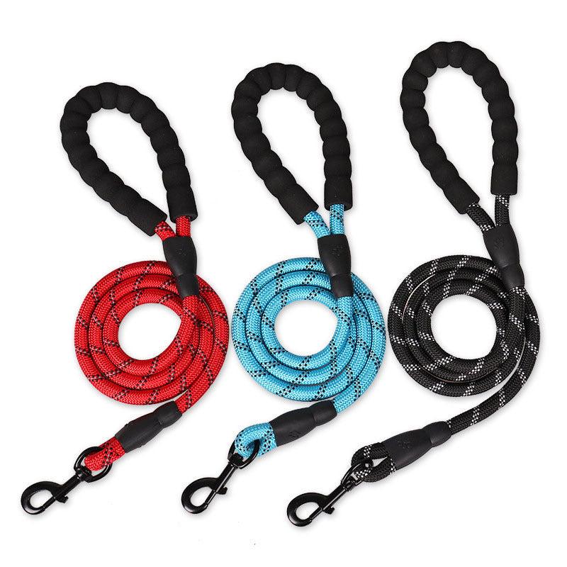 Reflective Padded Handle Pet Leash for Small Medium Dogs