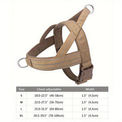 No Pull Dog Harness Adjustable Reflective Breathable Outdoor Vest