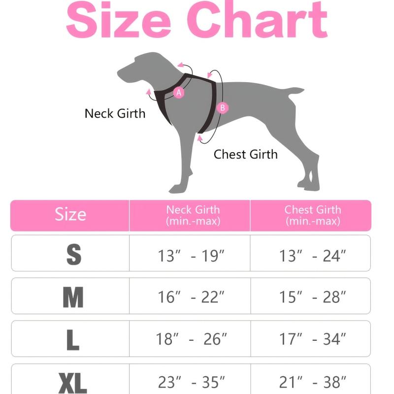 No Pull Dog Harness Adjustable Padded Vest