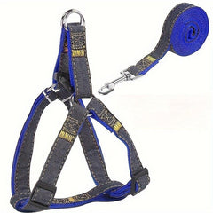Cowboy Dog Traction Leash Chest Strap Collar Walking Rope