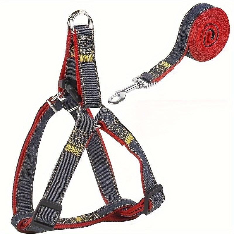 Cowboy Dog Traction Leash Chest Strap Collar Walking Rope