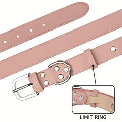 Dog Soft Leather Collar for Small Medium Large Dogs