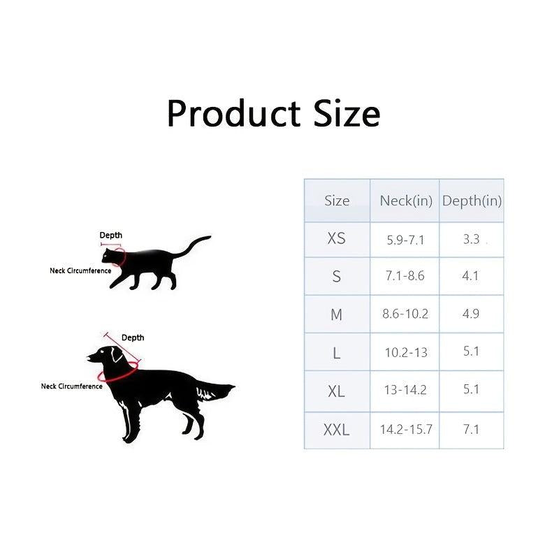 Anti Scratch Pet Cone for Dogs and Cats Prevent Licking and Scratching