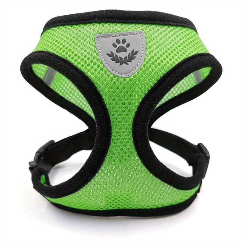 Adjustable Dog Harness Vest with Mesh Chest Strap for Small and Medium Dogs