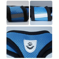 Adjustable Dog Harness Vest with Mesh Chest Strap for Small and Medium Dogs