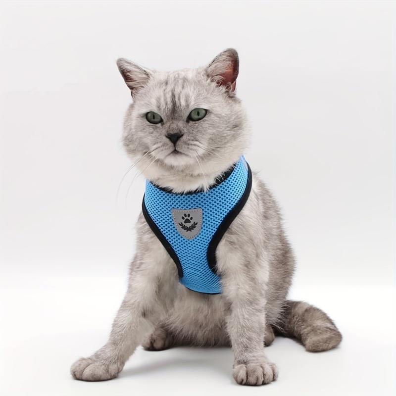 Adjustable Dog Harness Vest with Mesh Chest Strap for Small and Medium Dogs