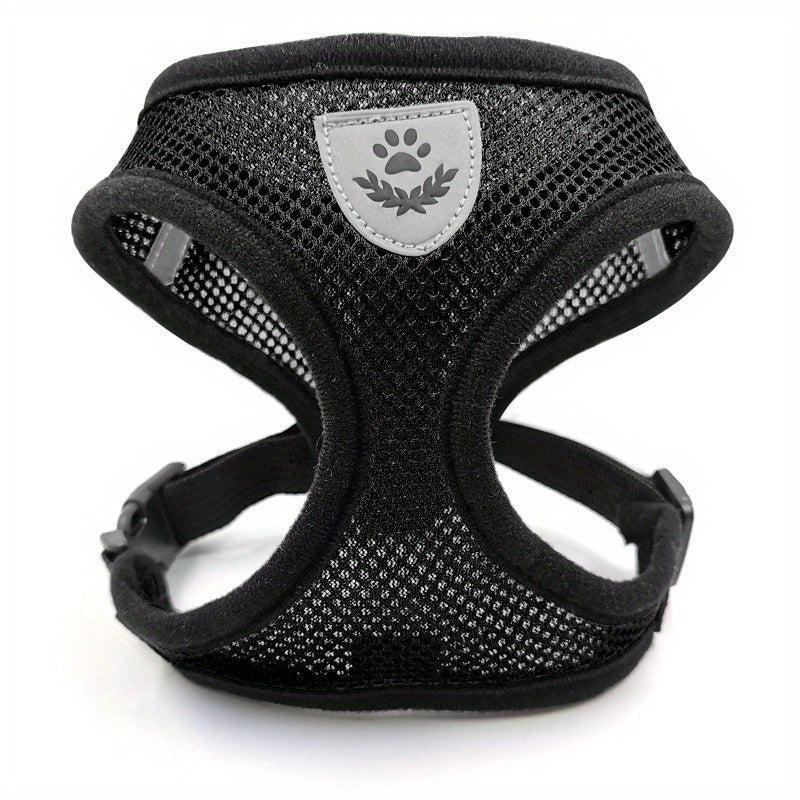 Adjustable Dog Harness Vest with Mesh Chest Strap for Small and Medium Dogs