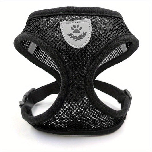 Adjustable Dog Harness Vest with Mesh Chest Strap for Small and Medium Dogs
