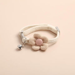 Cute Knitted Bell Collar for Cats & Small Dogs