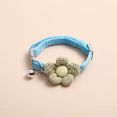 Cute Knitted Bell Collar for Cats & Small Dogs