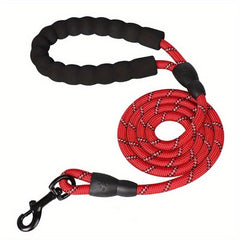 Adjustable Reflective Dog Leash for Safe Walks - Small, Medium, Large Dogs