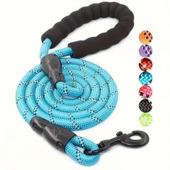 Adjustable Reflective Dog Leash for Safe Walks - Small, Medium, Large Dogs