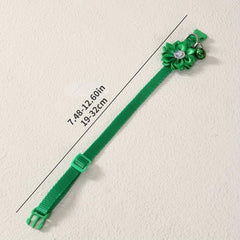 Stylish Flower Pet Collar with Bell for Dogs and Cats