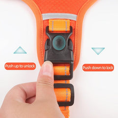 Reflective No Pull Dog Harness with Training Handle - Adjustable